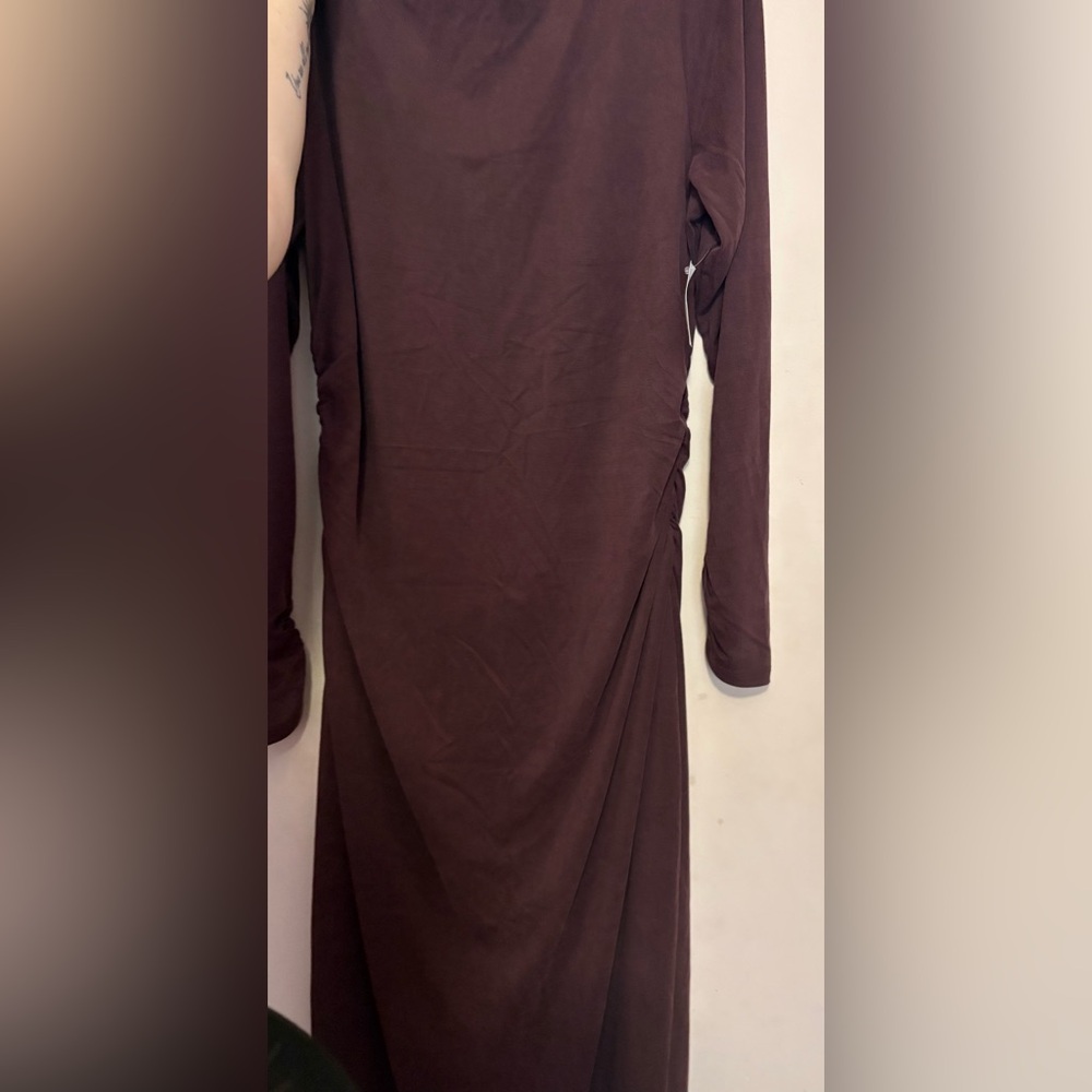 ⭐️old navy long brown dress nwt